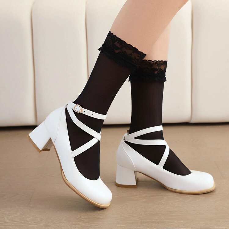 fashion-flat-shoes-for-kids-and-adults-lolita-style-cross-strap-low-heel_3 Fashion Flat Shoes for Kids and Adults Lolita Style Cross Strap Low Heel