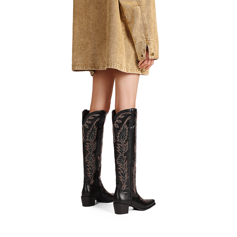knight-boots-over-the-knee-chunky-heel-square-toe-pu_2 Knight Boots Over-the-Knee Chunky Heel Square Toe PU