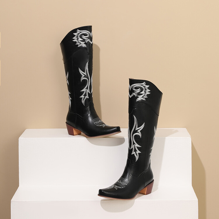 knight-boots-pu-square-toe-chunky-heel-high-shaft_2 Knight Boots PU Square Toe Chunky Heel High Shaft