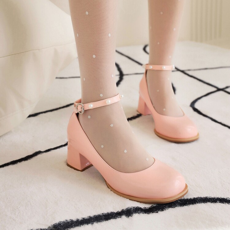 lolita-patent-leather-flat-shoes-with-beaded-metal-accents Lolita Patent Leather Flat Shoes with Beaded Metal Accents