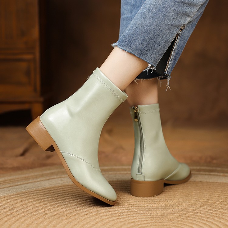 minimalist-ankle-boots-with-metal-and-stitching-detail Minimalist Ankle Boots with Metal and Stitching Detail