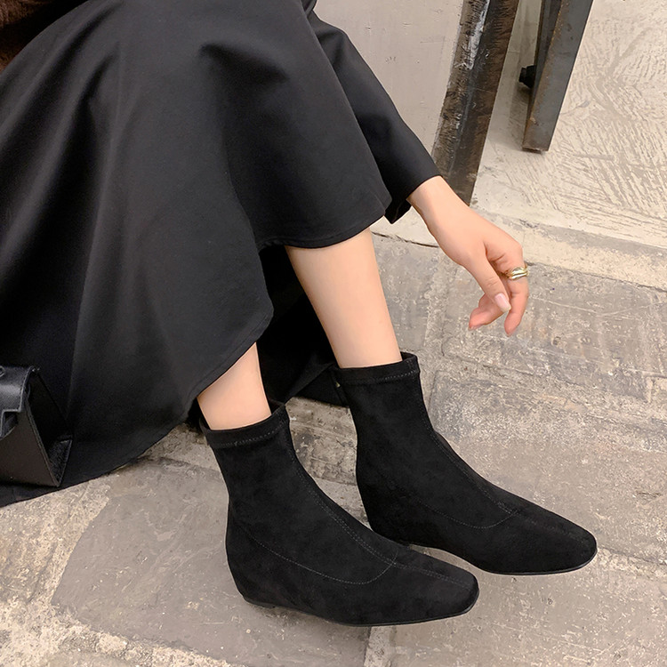 stretch-sock-boots-with-suede-upper-and-tpr-sole_1 Stretch Sock Boots with Suede Upper and TPR Sole