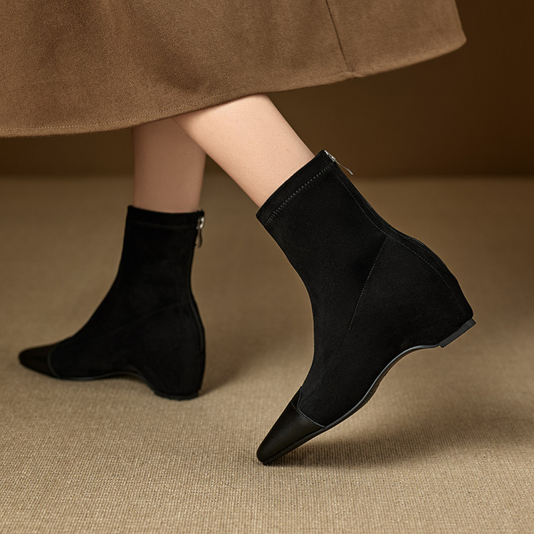 stretch-sock-boots-with-tpr-sole-and-suede-upper_2 Stretch Sock Boots with TPR Sole and Suede Upper
