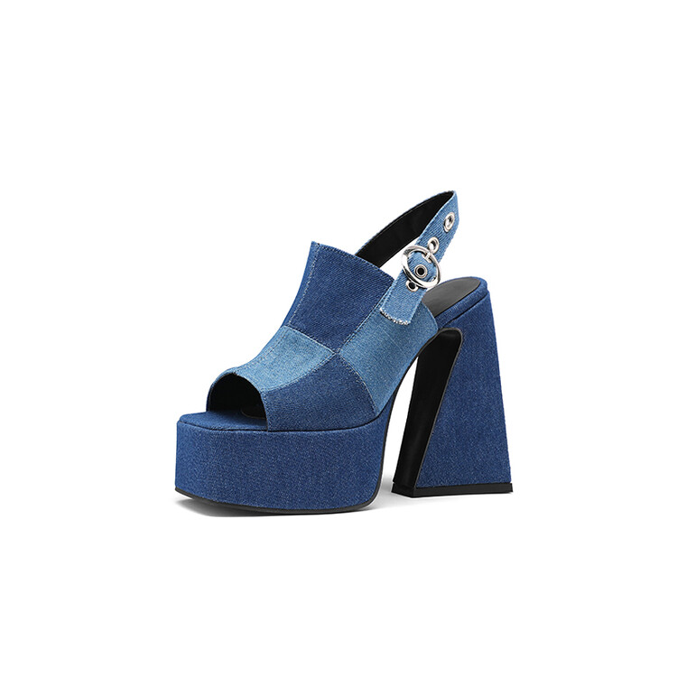 womens-denim-open-toe-block-heel-sandals_4 Women's Denim Open Toe Block Heel Sandals